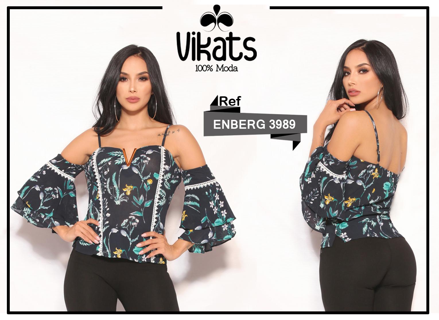 Blusa de Moda Manga Larga Colombiana